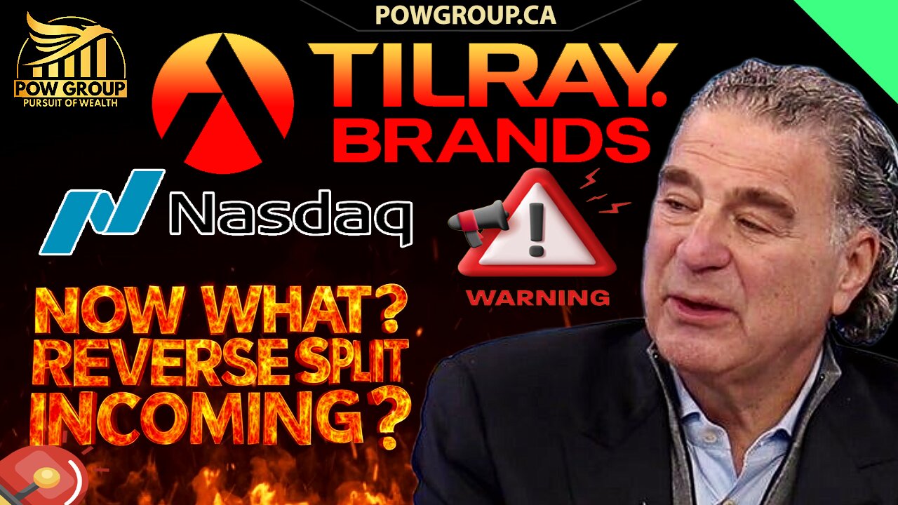 Tilray Brands Receives Warning From Nasdaq, Reverse Split/Delisting Incoming? Now What?