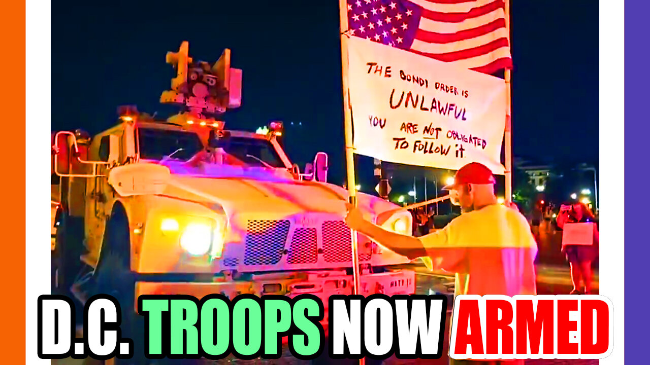 🔴LIVE: Troops In DC Now Armed, Palestinians Still Being Flown Into The US, Air Canada Strike 🟠⚪🟣