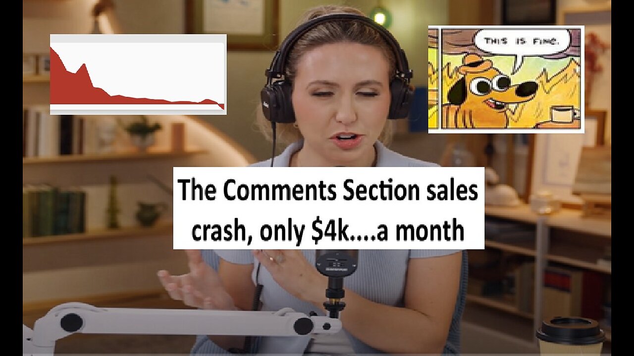 The Comment section crashes, est to earn 4k a month