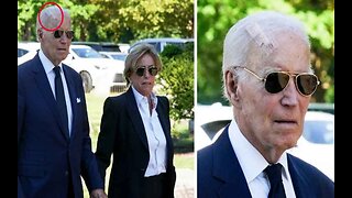 Biden Spotted With Massive Head Scar After Secret Skin Cancer Surgery