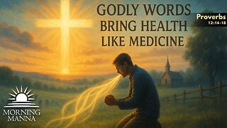 Morning Manna - September 23, 2025 - Proverbs 12:14-18 - Words That Heal, Words That Wound