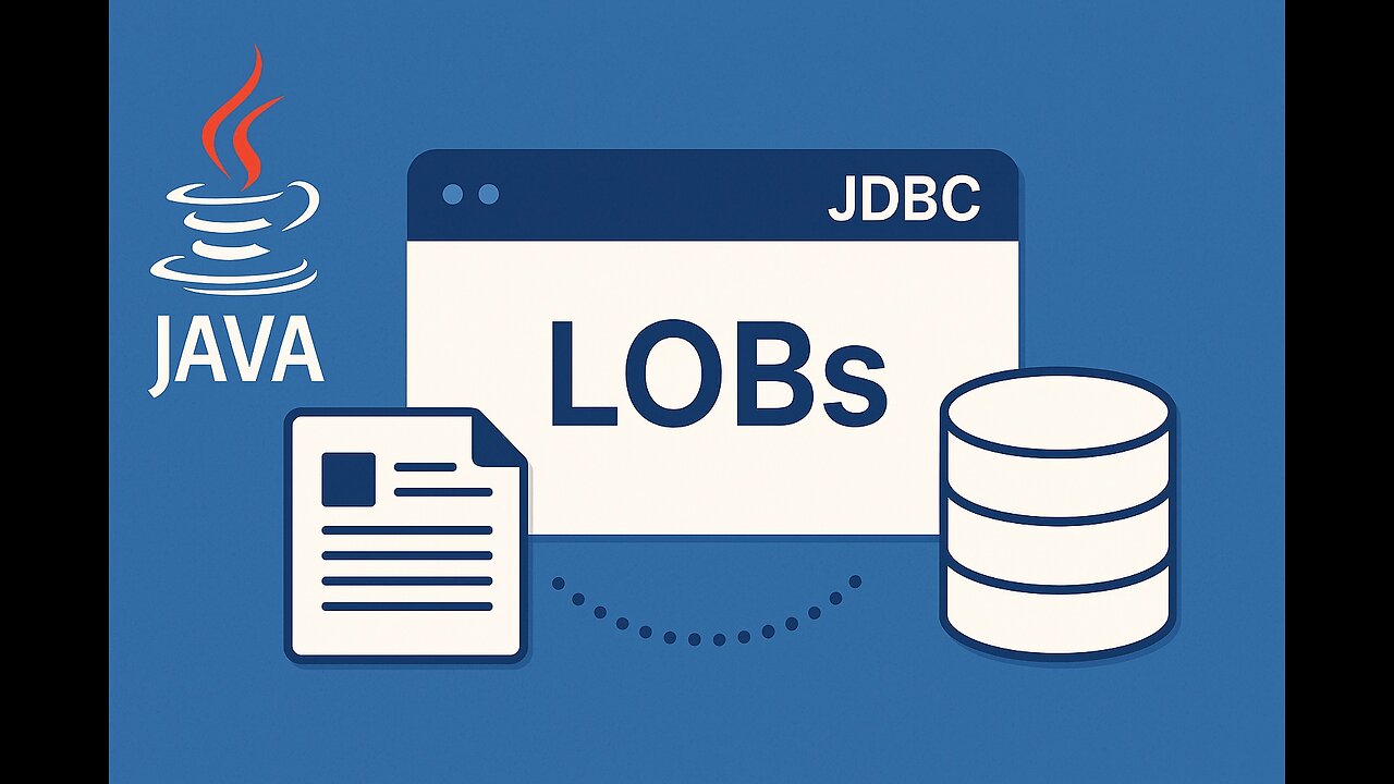 Java parte 164. Manejo de Larges Ojects (LOBS)