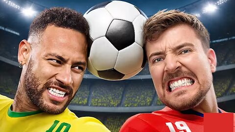 Beat Neymar, Win $500,000! | Mr Beast Football Challenge