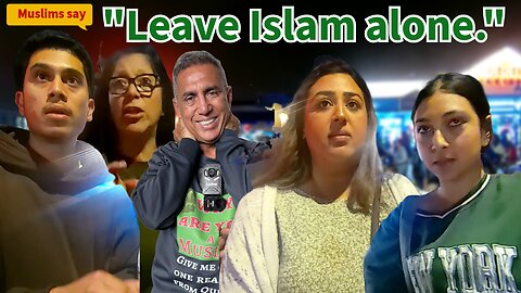 Muslims say, "Leave Islam alone."