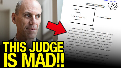 Furious Judge DEMANDS Trump Comply OR ELSE!