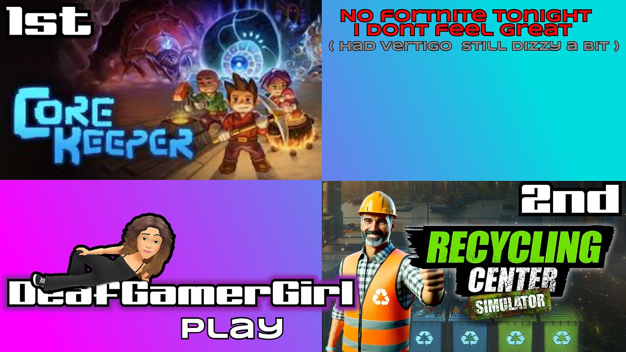 DGG Play Core Kepper then Recycling Center Simulator