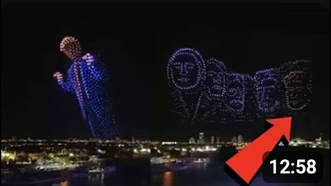 "MAGA Hosts Cringe-Inducing Trump Drone Show in Extreme Idol Worship"