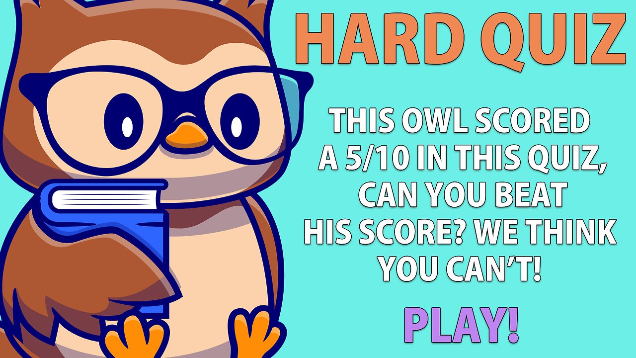 Hard Mixed Trivia Quiz