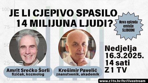 FREE podcast #107 Srećko Šorli and Krešimir Pavelić-C19 vax did not save millions of lives