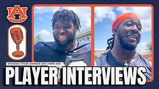 Tyler Johnson and James Ash After Practice | Auburn Football Q&A 8/19/25