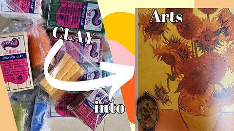 Polymer Clay Bookmarks-Still Life: Vase with Fifteen Sunflowers