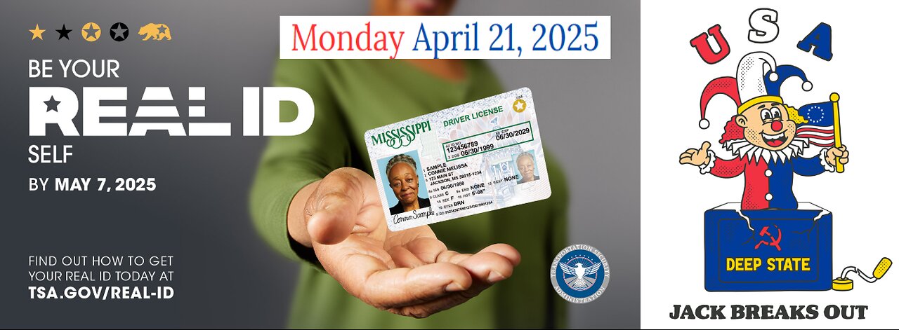 192: REAL ID - Good Bad or Total Tyranny? 4-21-25