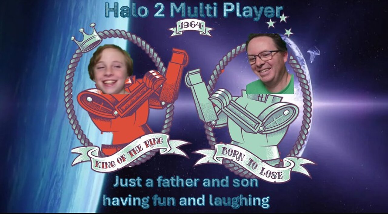 JR Dreamer and Son play Halo 2 Multi player