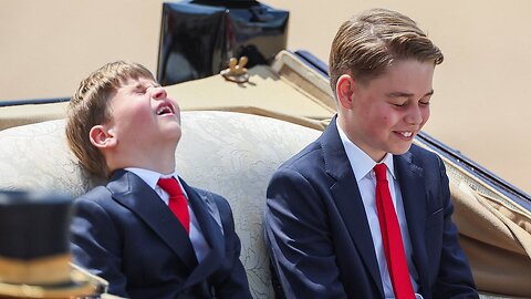 Prince Louis Steals the Spotlight with Cheeky Antics During Trooping the Colour Parade