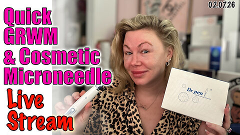 Live GRWM And Cosmetic Microneedle! Acecosm and code Jessica10 saves you money