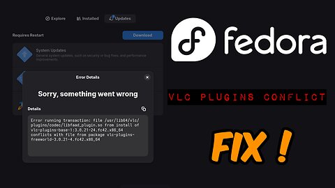 Fix VLC Plugin Conflict Error on Fedora