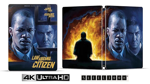 Law Abiding Citizen [4K UHD & Blu ray & Digital Steelbook] Gerard Butler & Jamie Foxx