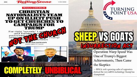 Using A False 'Church' System To Promote Antichrist Deception ! Charlie Kirk Aftermath