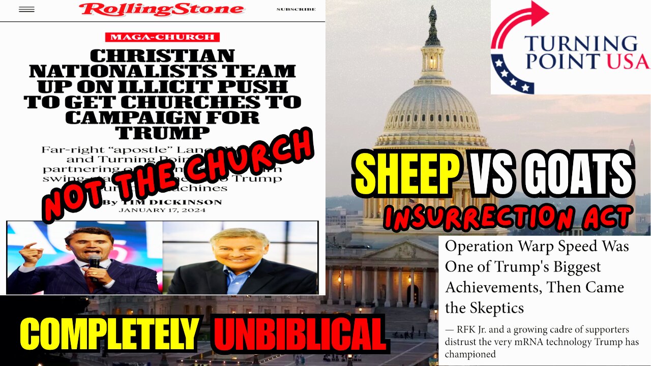 Using A False 'Church' System To Promote Antichrist Deception ! Charlie Kirk Aftermath