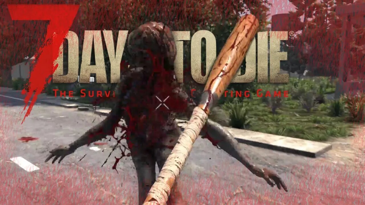 Telekinetic Bat attack!║7 Days to die║