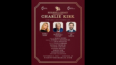 Donald Trump Mourns Charlie Kirk - Goodnight Brother. Your Name is Encrypted on US Soil