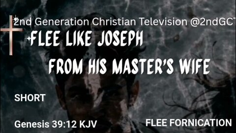 Genesis 39:12 KJV “And she caught him by his garment, saying, Lie with me: #faith Flee Like Joseph