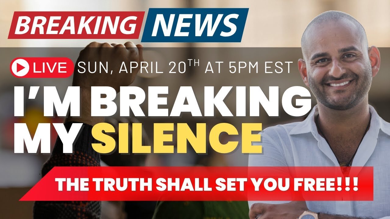 BREAKING NEWS: I'm Breaking My SILENCE | The TRUTH Shall Set You Free!