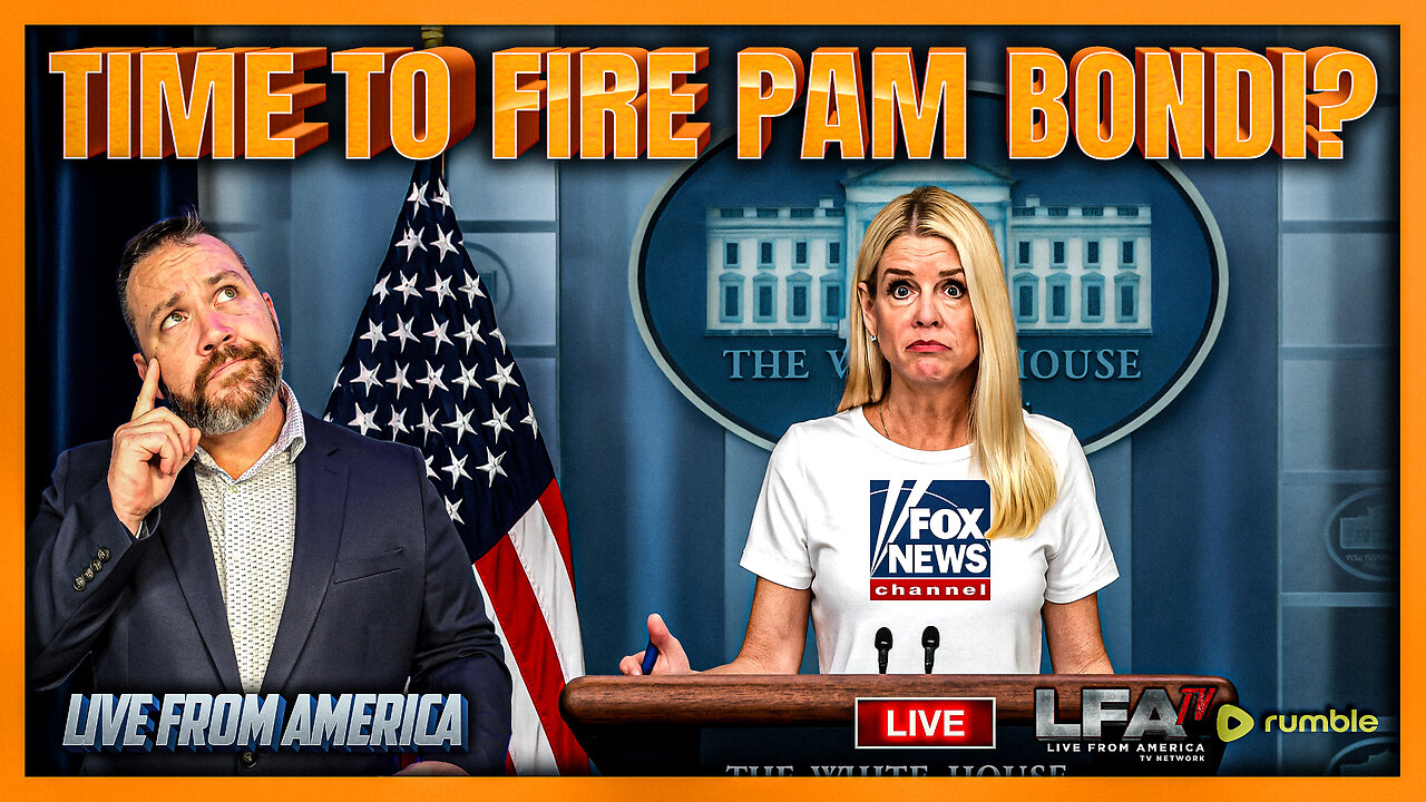 TIME TO FIRE PAM BONDI? | LIVE FROM AMERICA 9.17.25 11AM