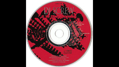 DJ Screw - Screwed Up Click (3 'N The Mornin') Part Two (Red) (Read the video description)