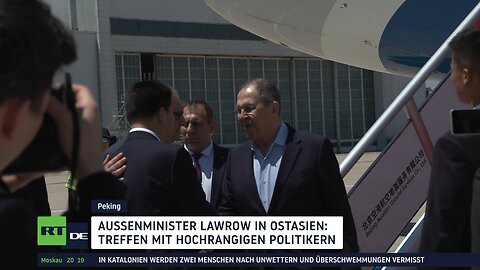 Besuch in Peking: Lawrow trifft chinesischen Außenminister Wang Yi
