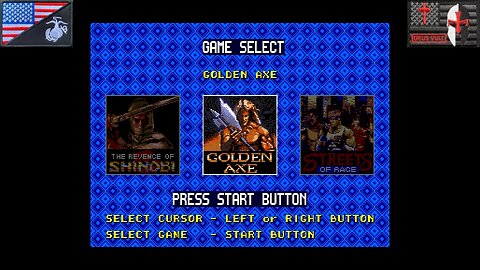 6-PAK: Golden Axe (Sega Genesis - Attract Mode) [NA Version]