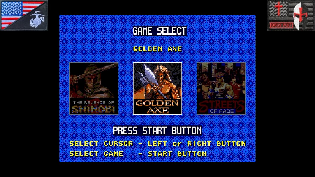 6-PAK: Golden Axe (Sega Genesis - Attract Mode) [NA Version]