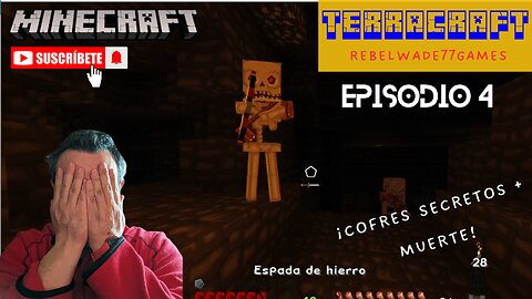 💀¡Nos FREÍAN a flechazos!🏹 Escolopendra gigante + hallazgo de cofres 🔥 | Minecraft Terracraft Ep.4