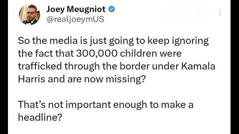 TRAFFICKING children is the REAL pandemic.