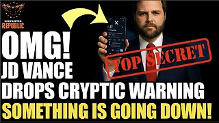 OMG! VP Vance Drops Cryptic Warning! Something’s Up!