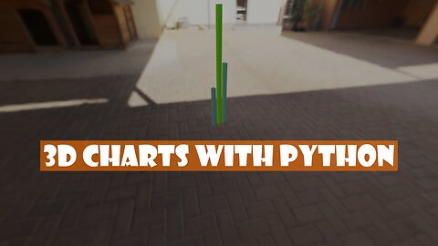 Build 3D Web Charts with Blender Python and CSV for Beginners