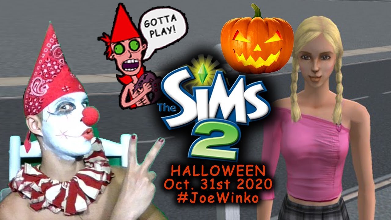 Another Sims 2 Halloween 2020 - Sims 2 Gaming Livestream (Oct 31st 2020) - Joe Winko
