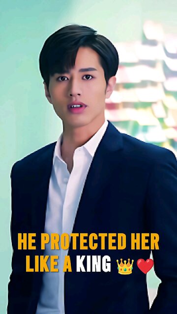 He Protected Her Like a King 👑❤️ #protectiveboyfriend #cdramas #terebinamashup