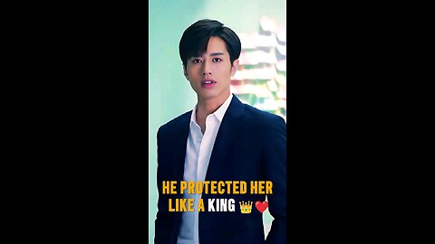 He Protected Her Like a King 👑❤️ #protectiveboyfriend #cdramas #terebinamashup