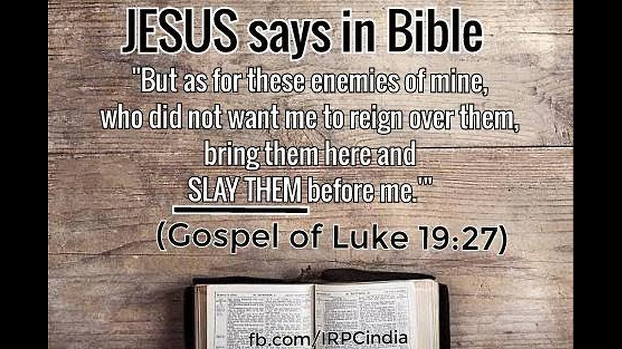 LUKE 19:27 IS ABOUT Muhammad, A Zakir Naik PARROT, HOW DO YOU REFUTE A MISTAUGHT MUSLIM?????? HOW???