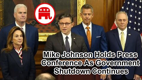 Mike Johnson holds press conference as government shutdown continues - October 23, 2025