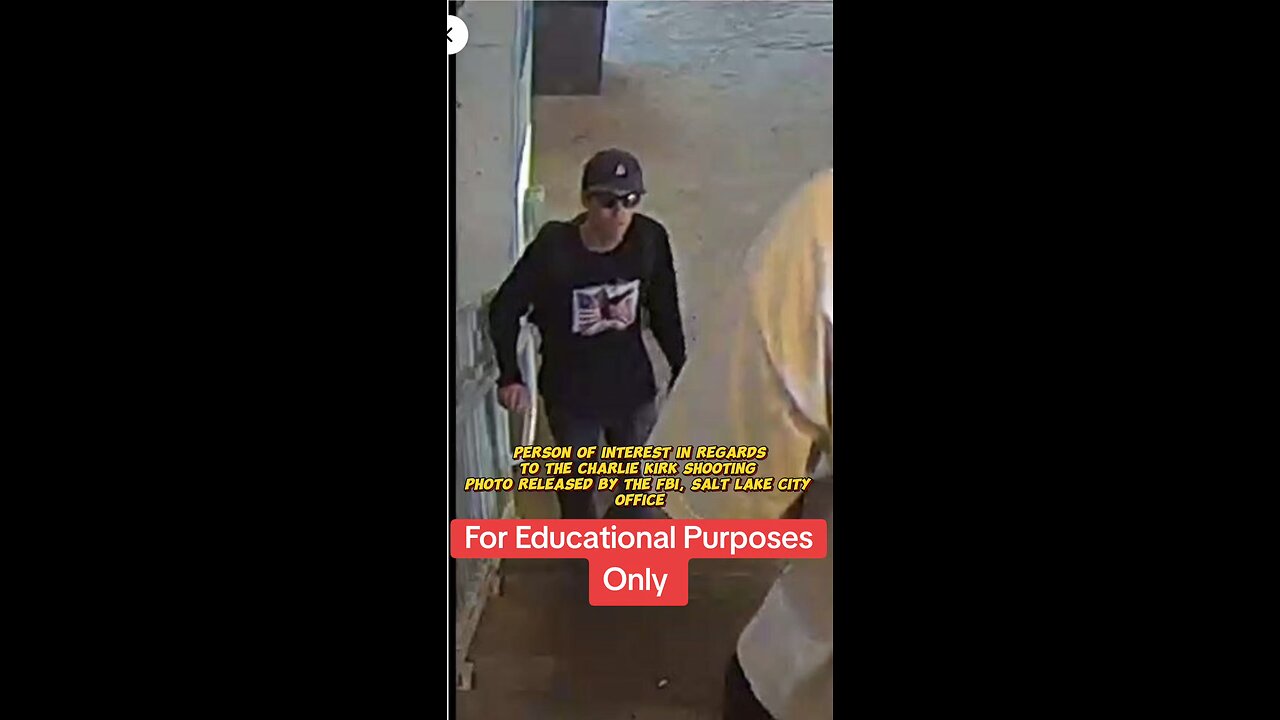 Person of interest linked to Charlie Kirk, released by FBI