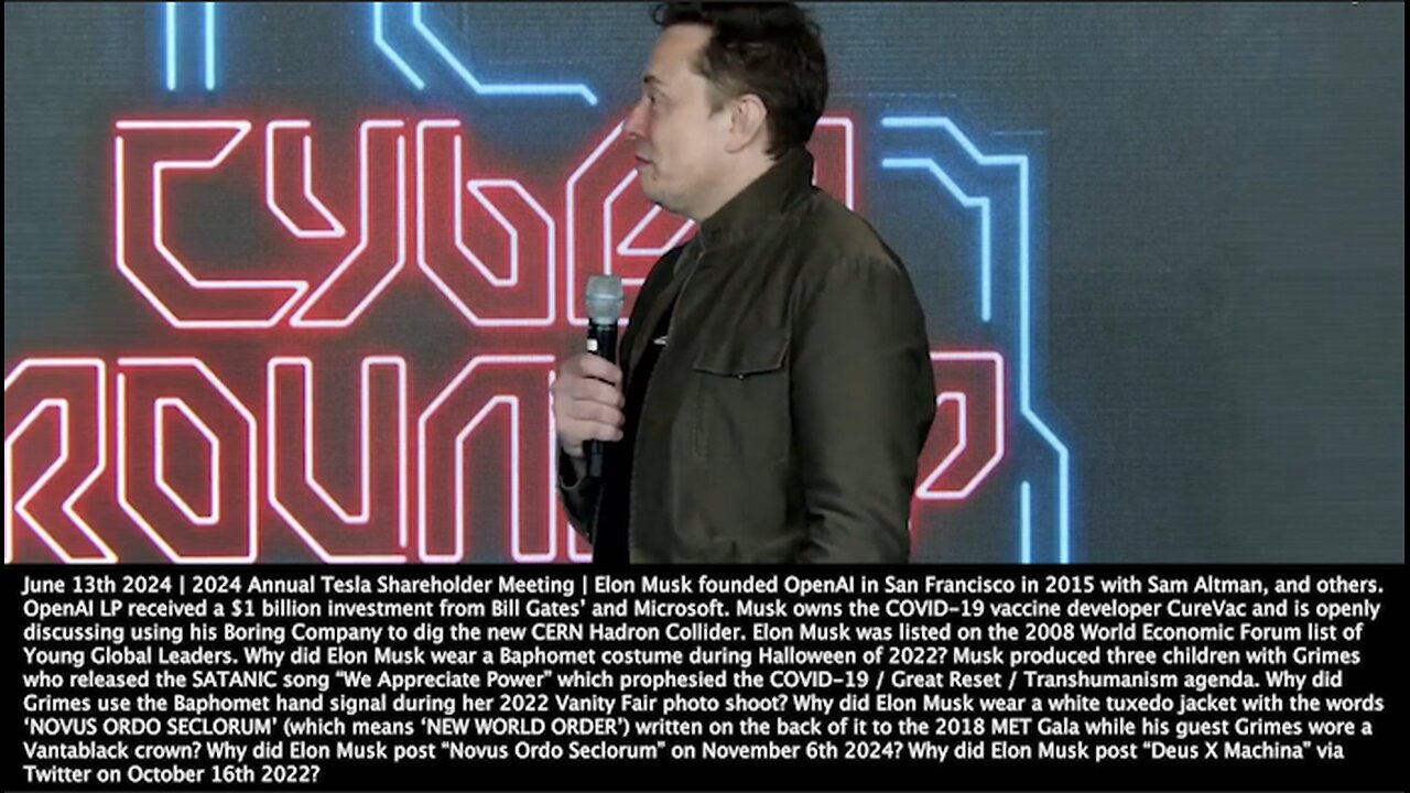 Elon Musk | "We Are Headed for a Wild Future. Cars Will Drive Themselves. People Will Have Super Helpful Humanoid Robots. You Will Be Able to Customize the Personality & The Voice." + Revelation 16:12-14