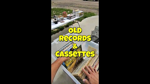 Old Records & Cassettes, Cheap! My Weekend Score.