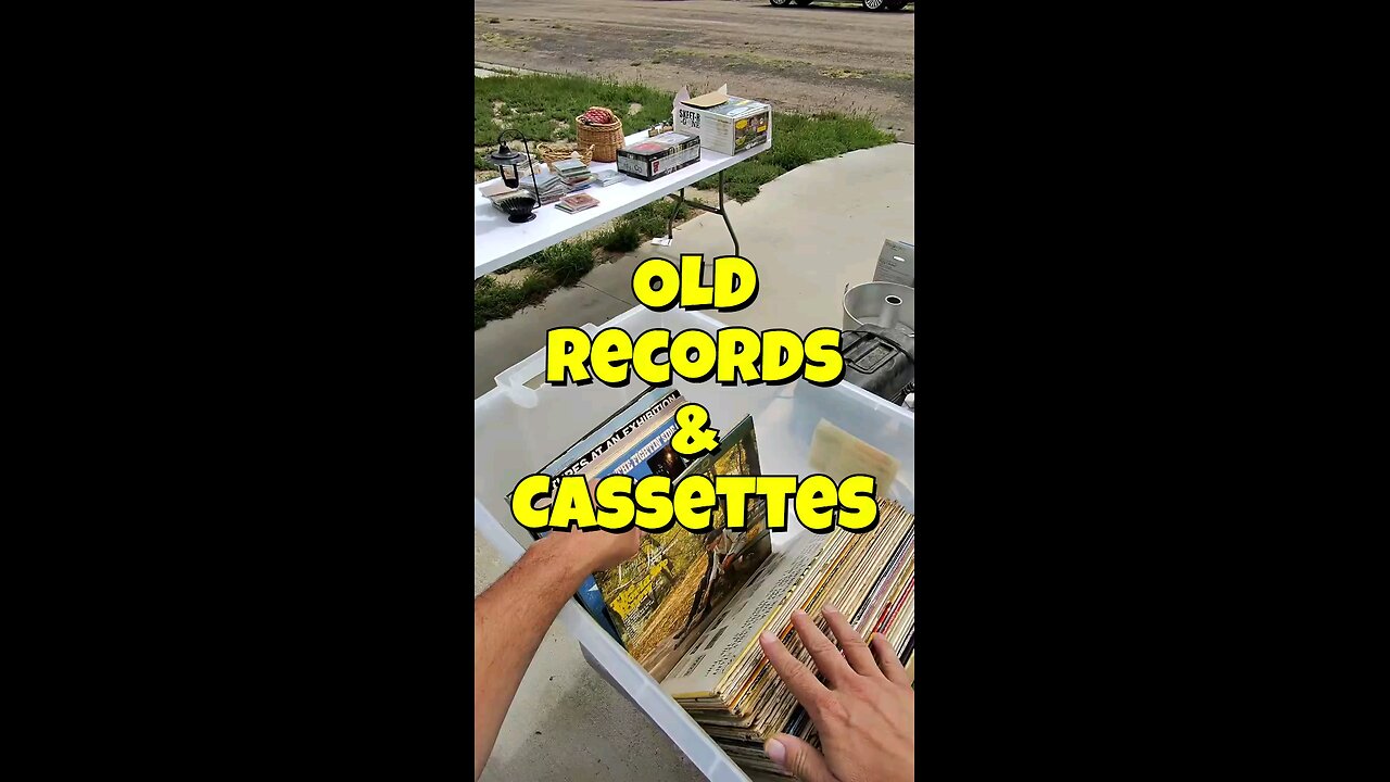 Old Records & Cassettes, Cheap! My Weekend Score.