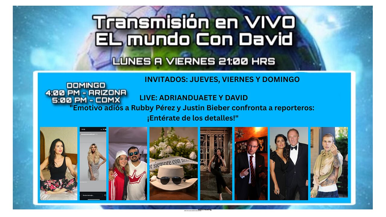 "Emotivo adiós a #RubbyPérez y #justinbieber Confronta a #reporteros: ¡Entérate de los detalles!"