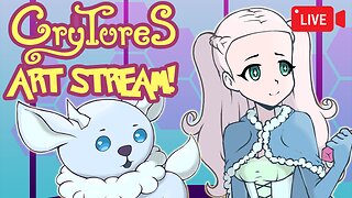 Vtuber Draws Pokemon DnD! | Crytures TTRPG
