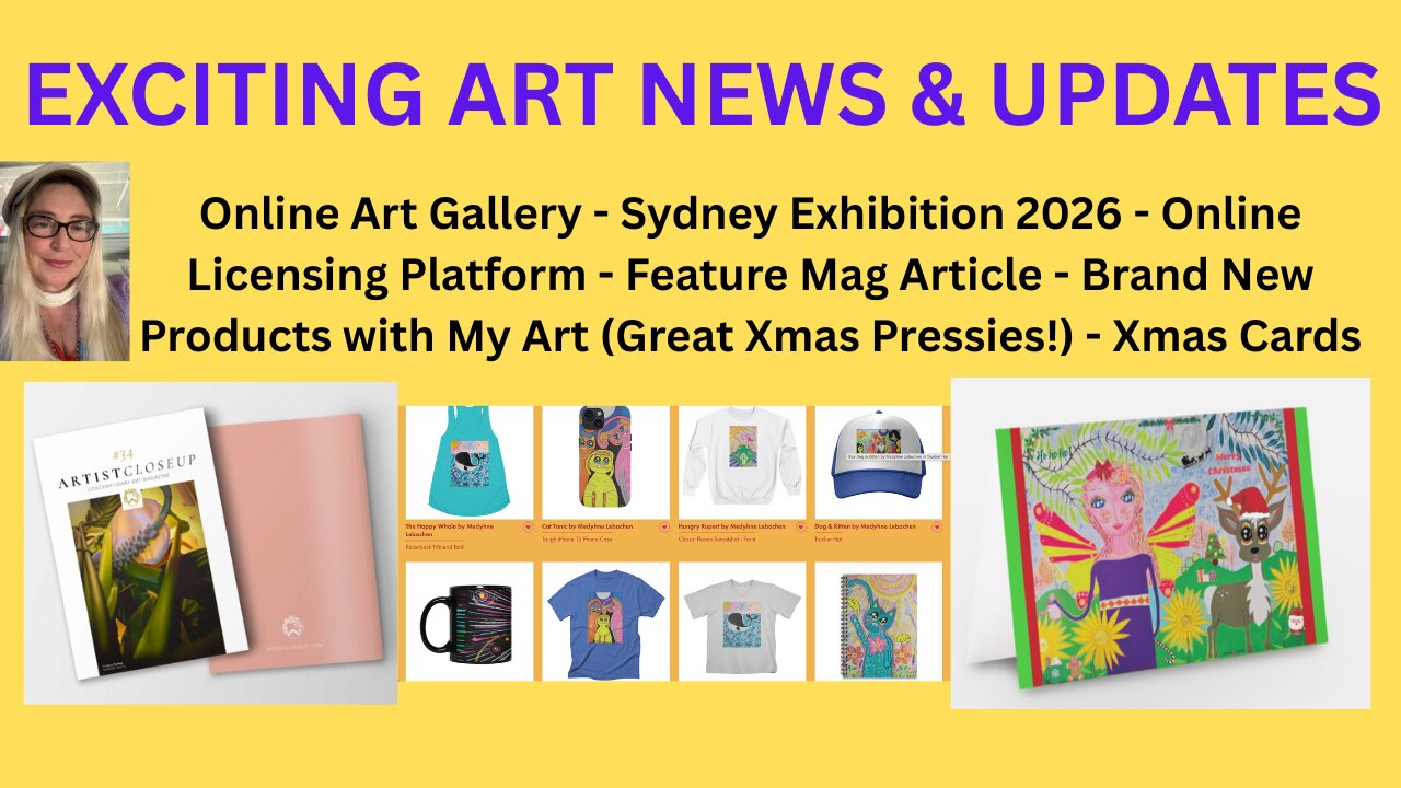 EXCITING ART NEWS & UPDATES
