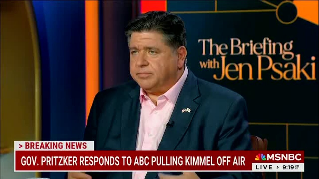Gov. Pritzker: ‘Everybody Should Be Saying that ABC Should Reverse Their Decision ... What’s at Stake Here Is Free Speech’