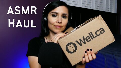 ASMR Well.ca Haul (whispers, tapping, lid sounds)